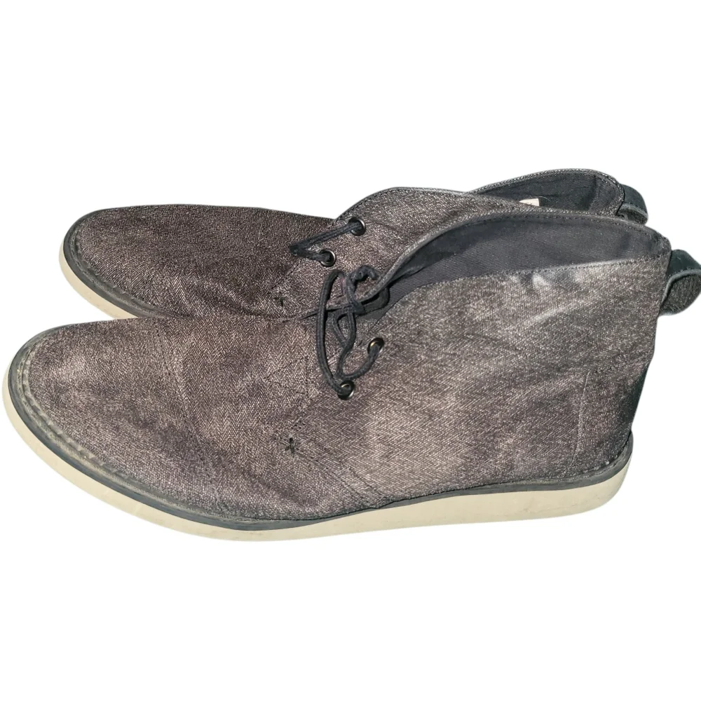 Toms Chukka Boots Gray sz 10